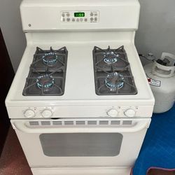 🔥🔆♨️☆GE☆♨️🔆🔥 Bisque LP Gas Stove  