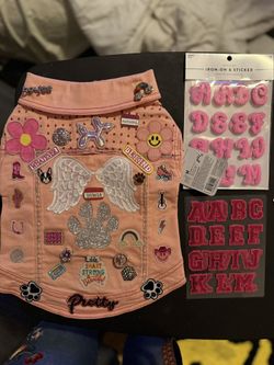 Pink Dog Jean Jacket