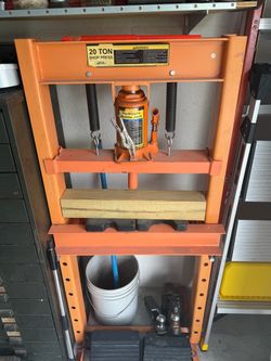 Central Hydraulics 20-Ton Hydraulic Shop Press