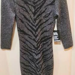 NEW W/T -SEXY FITTED XS STRETCHY EXPRESS SWEATER DRESS VERY FLATTERING-SEE PHOTOS -AVAILABLE IF POSTED