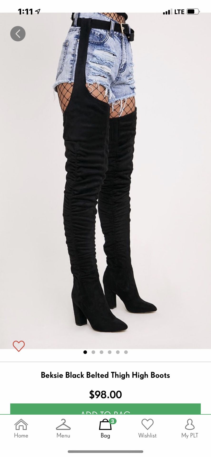 Belted thigh high boots brand new