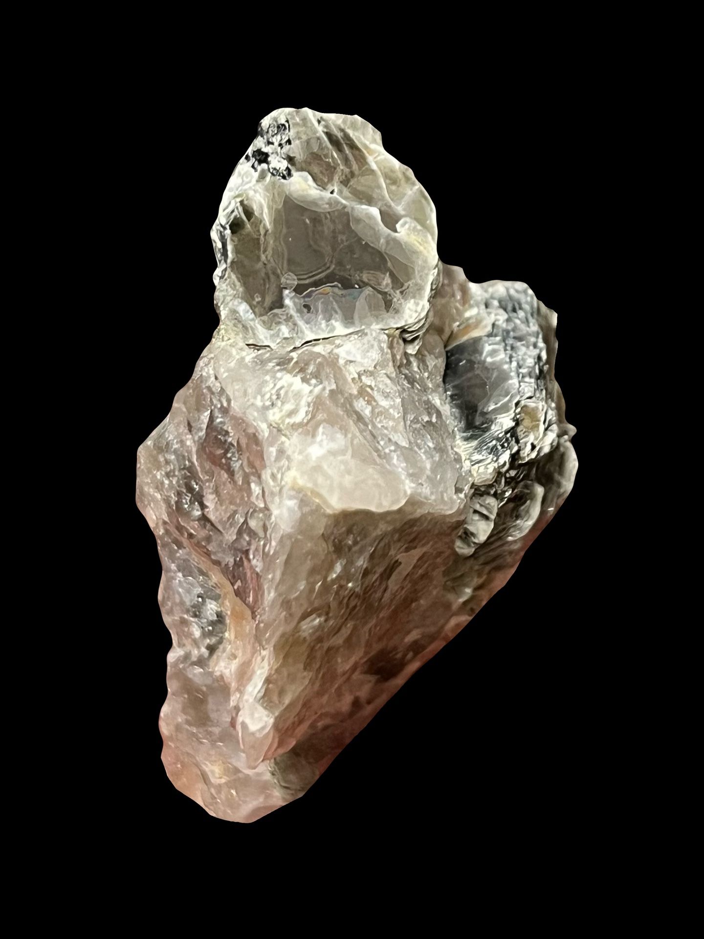 Smoky Quartz With Mica Specimen. Rocks Minerals Crystals Gemstones