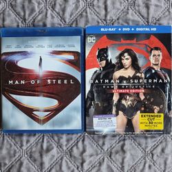 Man Of Steel & Batman V Superman (Blu-Ray + DVD)