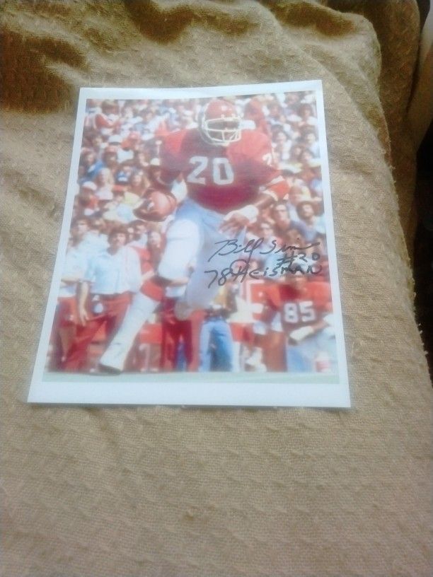 Autographed Photos Signed By Bill Simms