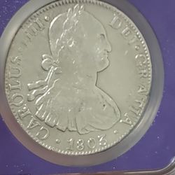 México Silver Coin 8 Reales 1803