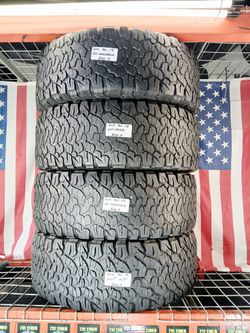 ✔️ Set of 4 tires LT275/65R18 BF GOODRICH A/T K02 ALL TERRAIN 275/65R18 TRUCK JEEP TYRES 275 65 18