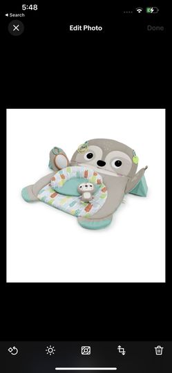 Bright Starts Tummy Time Prop & Play Baby Activity Mat with Support Pillow 