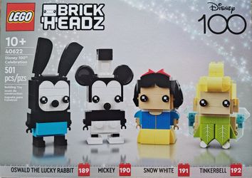 Lego Disney 100th Celebration Brickheadz 40622
