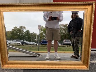 Elegant vintage beveled Mirror 36”x48”