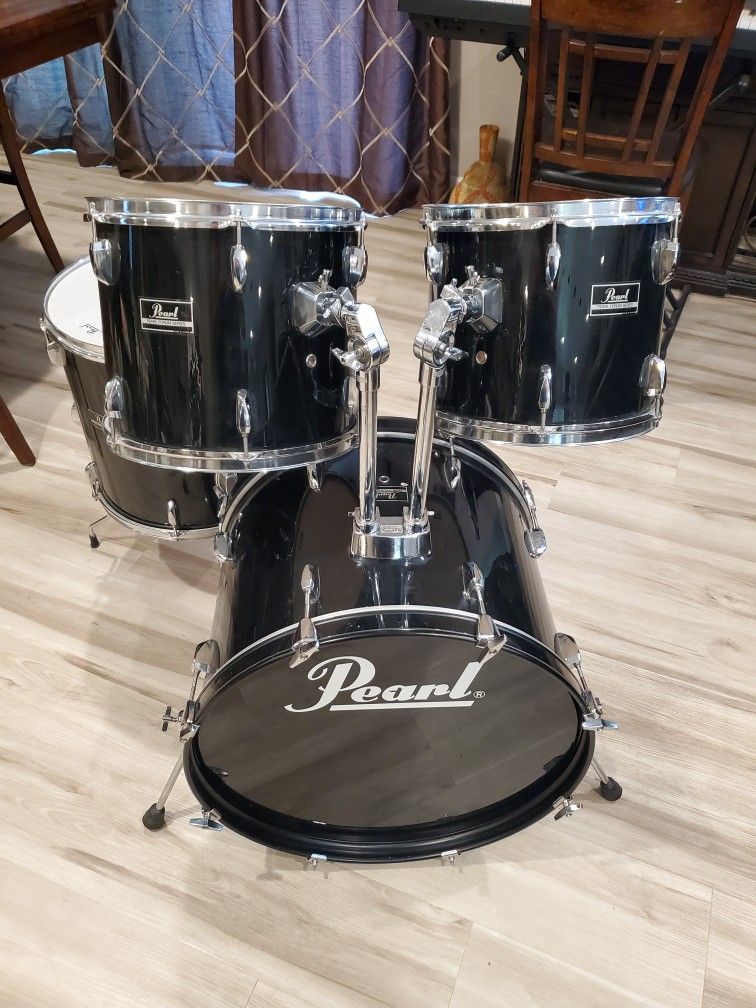 90's Pearl Forum 4 Piece Drum Set Shell Pack