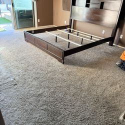 King Bed frame and 2 Dressers