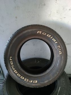 225/60/14 BF GOODRICH TA ABOUT 98% $100 (1) TIRE