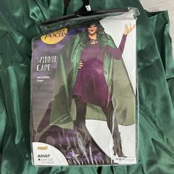 Hocus Pocus Winnie Cape and wig