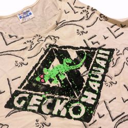 Vintage Gecko Hawaii (AOP) Tank Top
