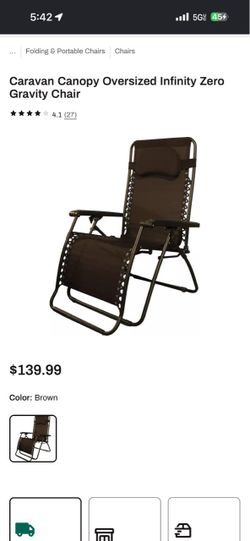 Like new chair zero gravity chair in great condition asking 50
