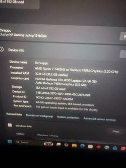 Hp victus gaming computer