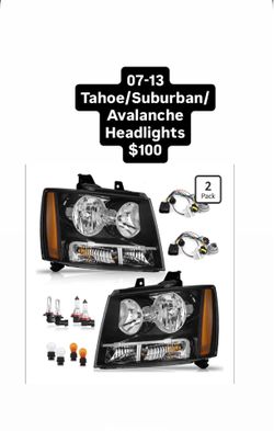 07-13 Tahoe/Suburban/ Avalanche Headlights