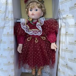 Ashton Drake Doll The Sugar Plum Fairy 14" music & motion COA. Red gold. In box