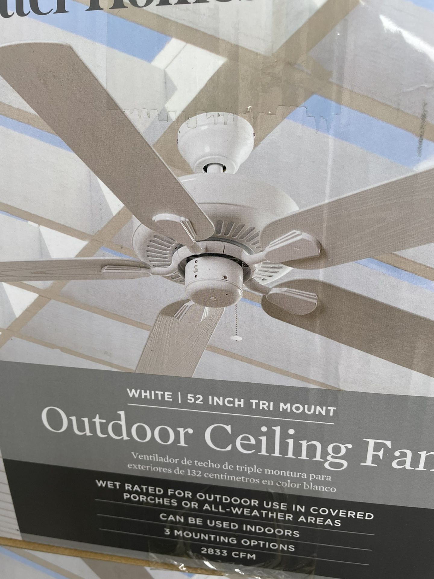 52” Indoor/outdoor Ceiling Fan