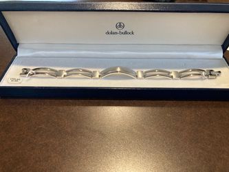 *NEW* Dolan Bullock Sterling Silver Mens Bracelet Weight 47.4g About 8.25” long