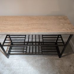 Riverside Capri console table 48W x 30H x 18D