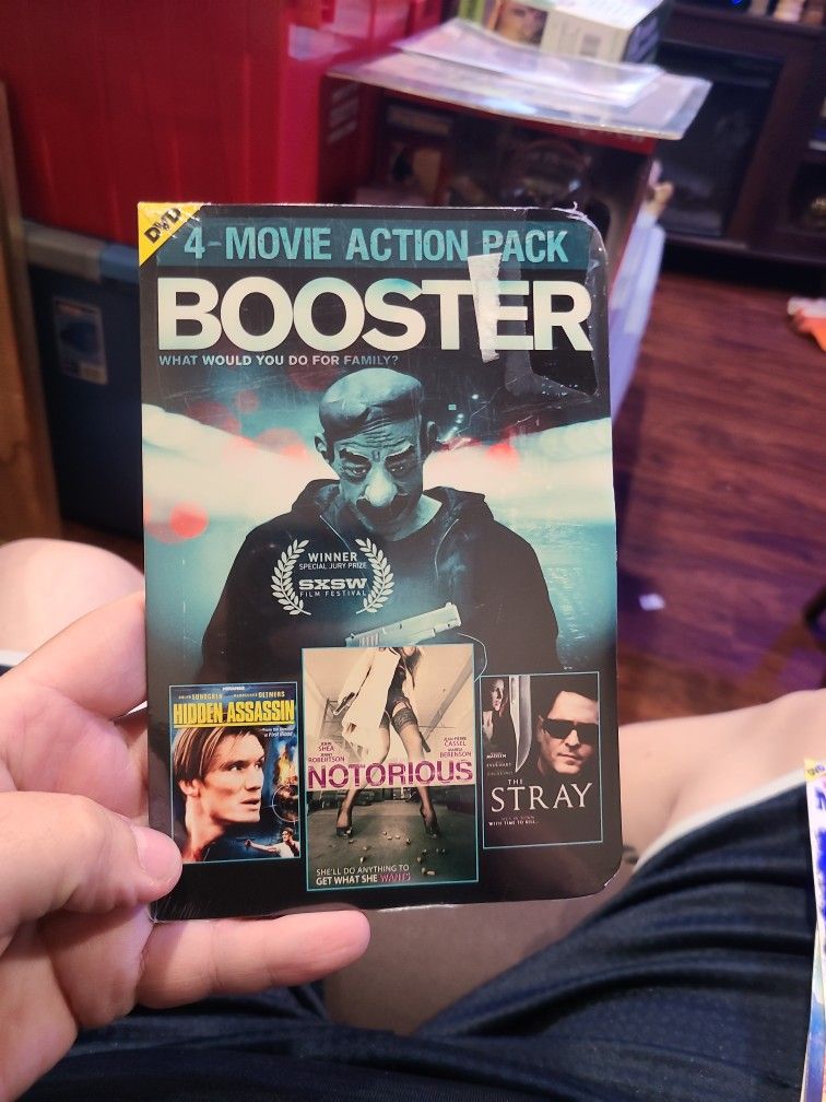 Booster / Hidden Assassin / Notorious / The Stray (DVD, 2013)