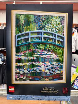 LEGO Art The Met Claude Monet Bridge Over a Pond of Water Lilies 31220 3179pc