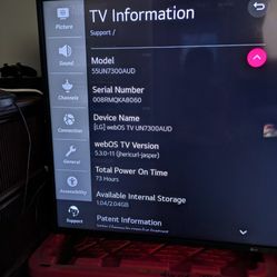 55" LG Active HDR Smart UHD  TV with AI ThinQ