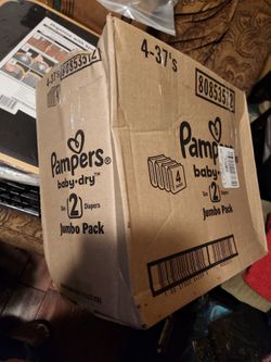 Pampers Baby Dry Size 2 Diapers Jumbo Pack x4