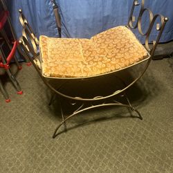 Vintage vanity stool