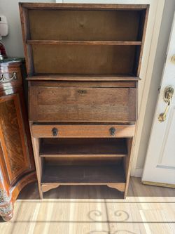 Antique Timber Fall Front Bureau