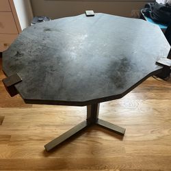 Solid Stone Kitchen Nook Table