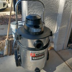 Vintage Snap On Brand Industrial Wet/Dry Shop Vacuum 
