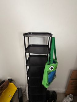 Black 8-Tier shoe  Shelf Unit