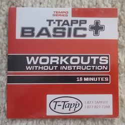 T-Tapp Basic Plus Tempo Workouts DVD New / Sealed 18 Minutes