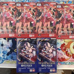 6x One Piece Sleeved Boosters