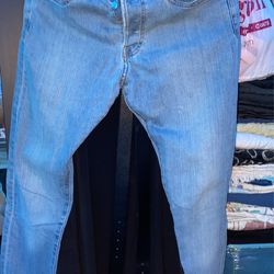 light blue skinny jeans size 32