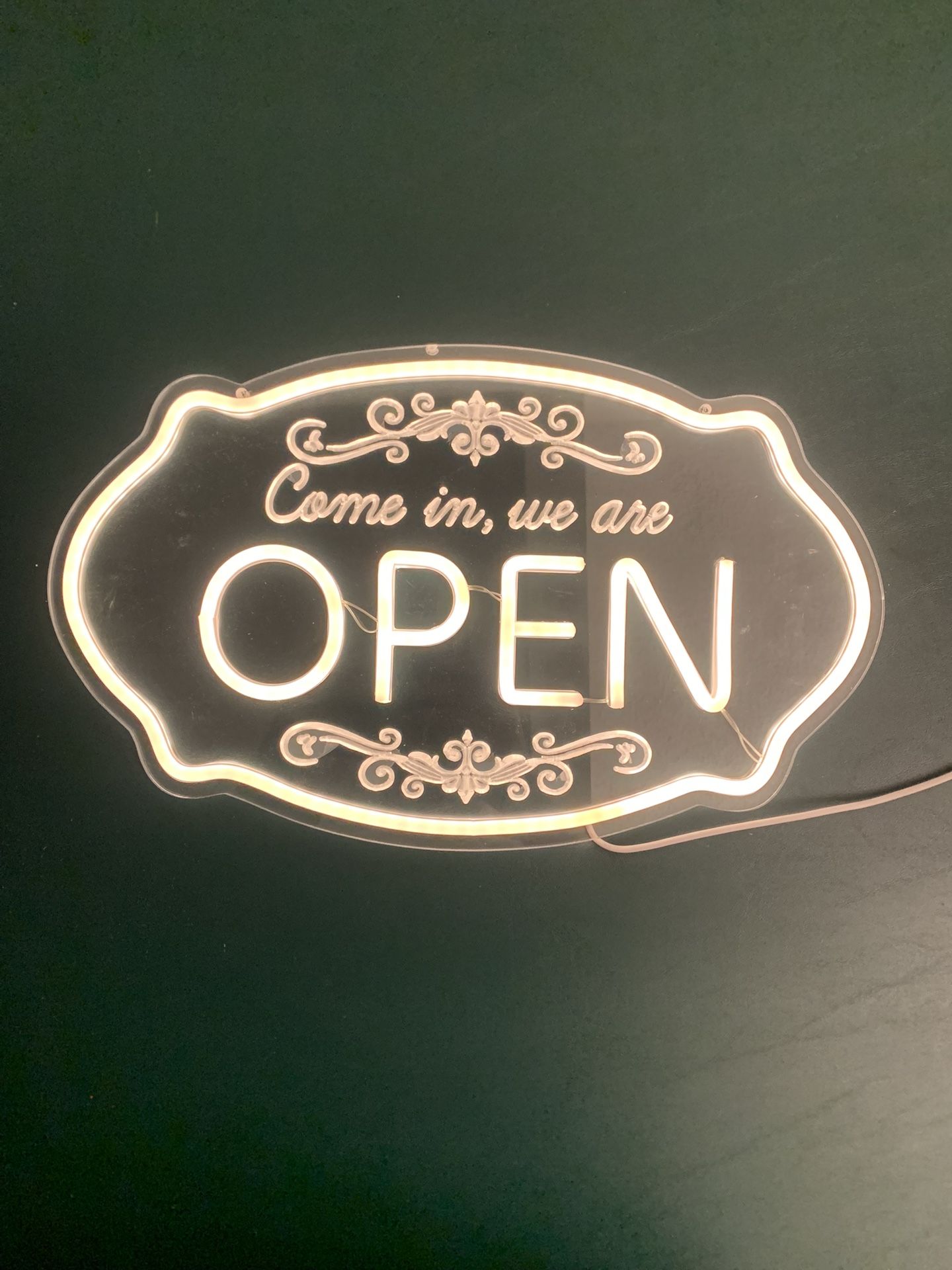 Open sign