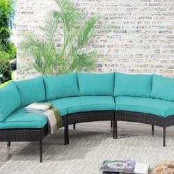 Curved Patio Set Brand New Half Moon Patio Furniture Round Patio Furniture Set Patio Couch Patio Sofa Brand New