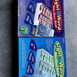 Lakeshore Sight Words On Ring Cards Levels 1 And 2