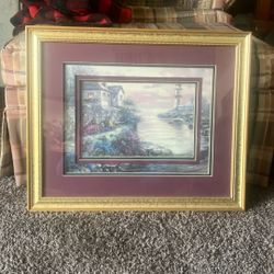 Nice Seaside Print Unique Framing 