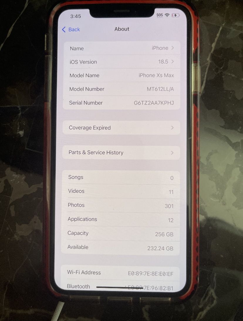 iPhone XS Max like New 