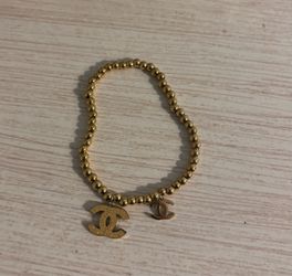 Bracelet with "C" Charms