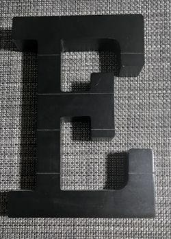Letter “E” Wall Decor