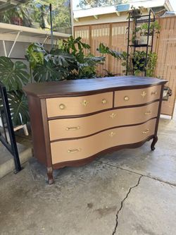 French Provincial Dresser Refinished 4-Drawer