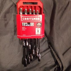 Craftsman 11 Piece Metric Ratcheting Wrench Set