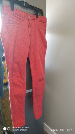 Reversible Levi's red jeans