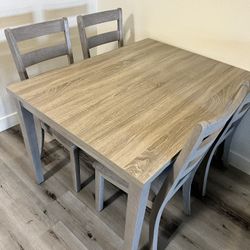 Dining Table 4 Chairs 