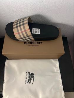 Burberry slides