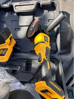 21 V rechargeable grinder with battery and charger in case new